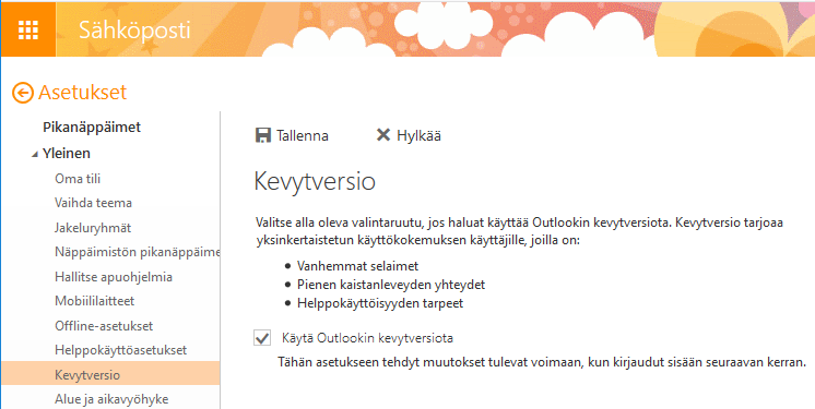 Kevytversio - Tietohallinto - Metropolia Confluence